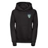 Kids Hooded Sweatshirt Black Thumbnail